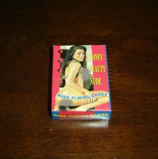 54 Vintage 70s Nude Women Models Miniature Mini Playing Cards Hong Kong No.  9345
