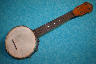Ukulele Banjo " The Gibson " Ub 1 Vintage Banjo Ukulele