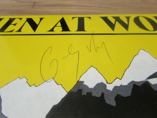 Men At Work Business As Usual LP UK 1982 A1/B1 Hand Signed By Colin Hay 3