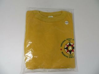 Boy Scouts 1977 National Jamboree Shirt - Size Medium