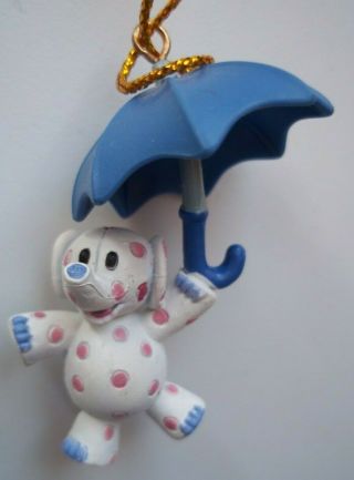 Pink Spotted Elephant & Umbrella Rudolph Misfit Toys Mini Ornament Classic Media