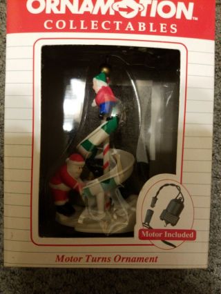 1989 Noma Ornamotion Collectable Santa 