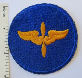 Ww2 Vintage U.  S.  Army Air Force Flying Cadet Prop & Wing Patch In Blue
