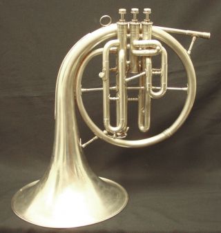 Vintage 1941 Us Army Issue Reynolds Mellophone In Ex -
