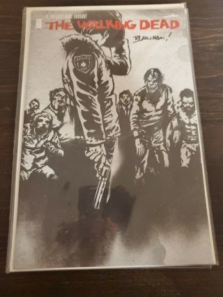 Walking Dead 1 Last Wine Variant Signed By Cover Artist