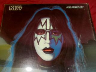 Kiss Ace Frehley Solo Lp Casablanca Nblp 7121 Sleeve,  Fold Out Poster 1978