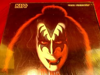Kiss Gene Simmons Solo Lp Casablanca Nblp 7120 Sleeve,  Fold Out Poster 1978