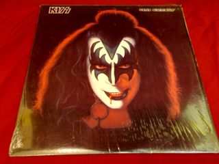 KISS Gene Simmons Solo LP Casablanca NBLP 7120 Sleeve,  Fold Out Poster 1978 2