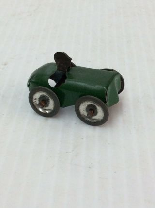 Early Tin Penny Toy Race Car 1.  5 Inches