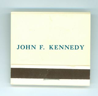 Vintage 1961 - 63 President John F.  Kennedy " Presidential Seal " Match Book
