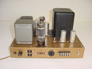 Vintage 1959 Heathkit W - 5M W5M KT66 RCA 6L6 Mono Tube Amplifier,  Altec Peerless 2