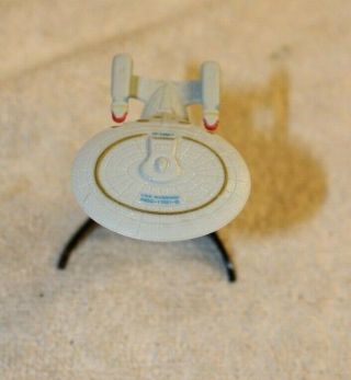 Vintage 1995 Star Trek Tng Enterprise 1701 - D Spaceship Mini Model By Applause 3 "