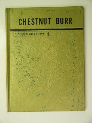 1965 The Chestnut Burr Middletown Md High School Yearbook 96 Pages