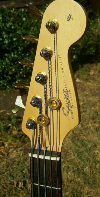 Fender Squier ProTone Series 5 - string Electric Bass Guitar CIK Korea Vintage 90s 3