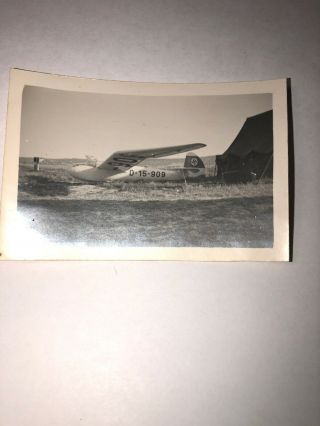 Vintage German Wwii Airplane Plane Photo Photograph
