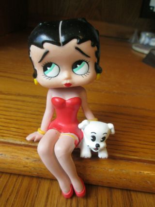 Betty Boop With Puggy Wacky Wobbler Bobble Head Shelf Sitter By Funko Toys