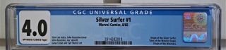 Silver Surfer 1 (1968) CGC 4.  0 - Origin of Silver Surfer Stan Lee KEY 3
