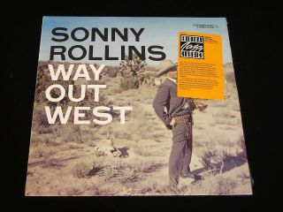 Sonny Rollins - Way Out West - 1988 Us Ojc Lp - W/sticker