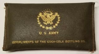 Ww1 Us Army Sewing Kit Compliments Of The Coca - Cola Bottling Co.