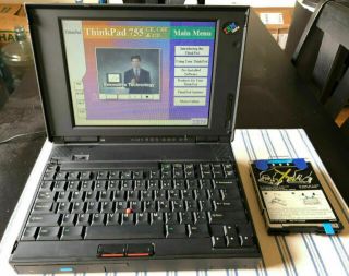 & Fully Functional: Vintage Ibm Thinkpad 755cd Laptop Type 9545