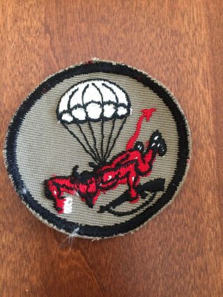 Us Army Parachute Infantry Regiment Red Devil Patch