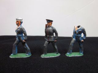 Barclay Soldiers Lead Toy Soldier Blue Navy Sailor Army