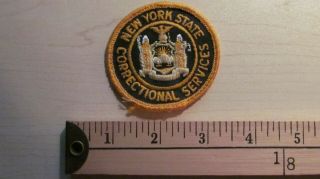 1 Rare Ny York State Correctional Services Police Prison Jail Usa Patch