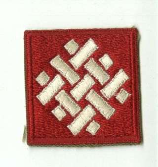 Wwii 6th Army Group White Back Patch Europe France Germany