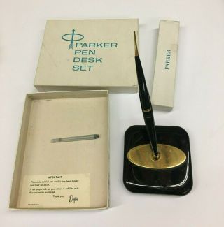 Vintage Parker Pen Desk Set
