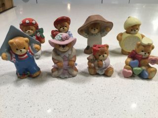 Set Of 8 Lucy And Me Rigg Enesco Bears