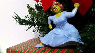 Shrek Fiona Girl Blue Dress Cartoon Movie Christmas Tree Ornament Decoration