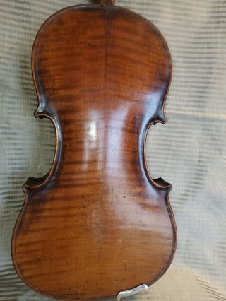 Old Vintage Germany Violin Labeled,  Stradivari,  4/4 Size,  Good Sound