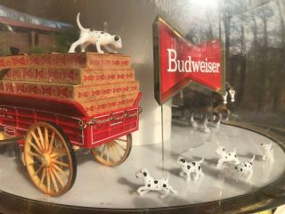 Vintage Budweiser Clydesdale Parade Rotating Carousel Light 3