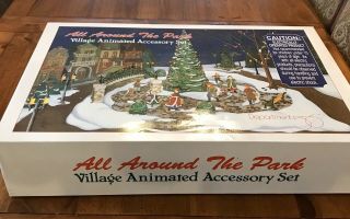 Dept 56 All Around The Park Animated Village Accessory Set,