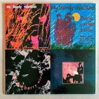 My Bloody Valentine - Kiss The Eclipse Eps 1986 - 1987 - Black Vinyl Lp (mbv - 8687)