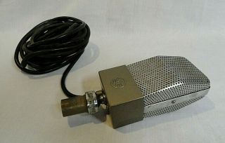 Look Circa 1940`s Vintage Rca 74 - B Junior Velocity Ribbon Microphone With Cord