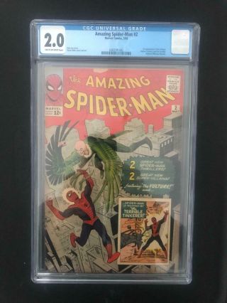 Spiderman 2 Cgc 2.  0 Origin & 1st Appearance Of The Vulture