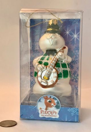 Christmas Ornament Sam The Snowman Rudolph Mib Hand - Crafted 2005 4.  5 "