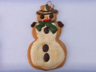 Collectible Greentree House Gingerbread Snowman Ornament Loveland Colorado
