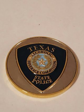 Texas State Police Alcoholic Beverage Commission Retired Officers Challenge Coin