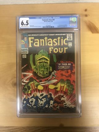 Fantastic Four 49 Cgc 6.  5 - 1st App.  Galactus.  Silver Surfer Mcu Marvel Hot
