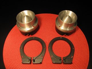 Vintage Pair (2) Jbl 075 Speakers Bullet Tweeters 8 Ohm W/ Mounting Ring,