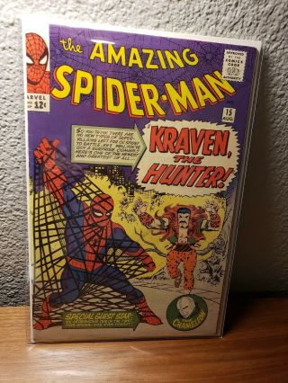 The Spider - Man 15 (1st Kraven The Hunter) 1964