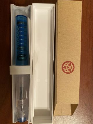 Twsbi Go Fountain Pen - Sapphire/blue Medium Nib