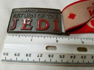 Return Of The Jedi Star Wars 1982 Belt And Buckle