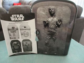 Star Wars Han Solo In Carbonite 4 Liter Thermoelectric Mini Fridge Cooler/warmer