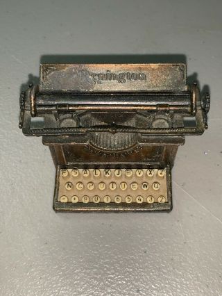 Vintage Remington Typewriter Metal Die Cast Pencil Sharpener