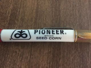 Vintage Mechanical Pencil Pioneer Hybrid Seed Corn Tipton Indiana With Kernels 2