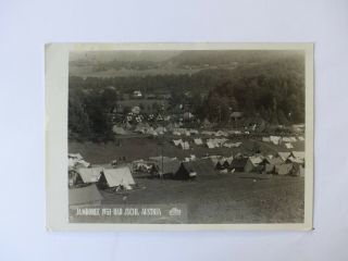 1951 7th Boy Scout World Jamboree Mondial Bad Ischl Austria Post Card With Stamp