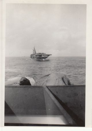 Wwii Sbapshot Photo Uss Lexington Aircraft Carrier 29 August 1945 23